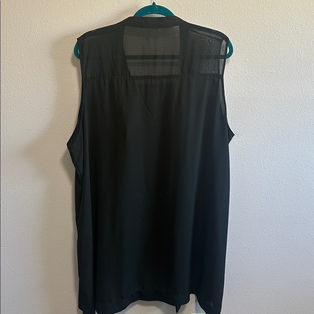 Spense Black Button Up Tunic Tank - Picture 8 of 10